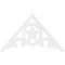 Ekena Millwork Pitch Austin Architectural Grade PVC Gable Pediment, 36"W x 21"H x 1"P (14/12) GPP036X021X100AUS - alternate 2